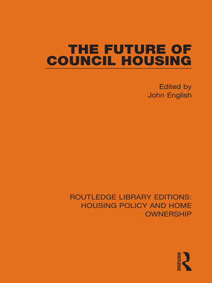 cover image of The Future of Council Housing